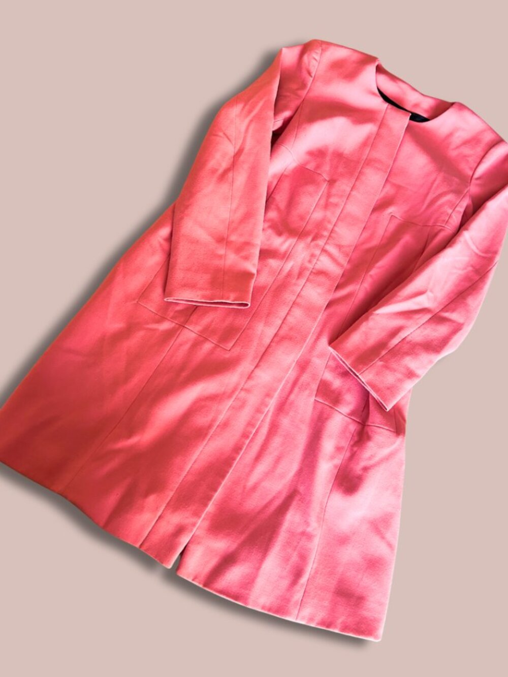 Long coat | Pink | Reserved | Size 34